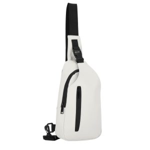 Bandolera de PU con Cremallera y Compartimentos