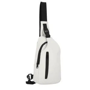 Bandolera de PU con Cremallera y Compartimentos