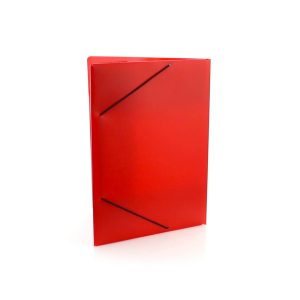 Carpeta de Gran Capacidad con Cierre Elástico y Acabado Translúcido