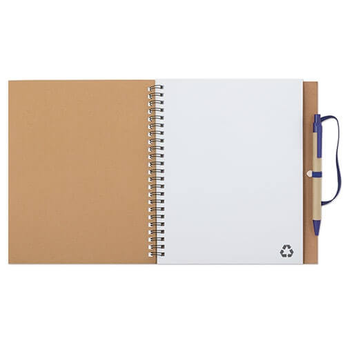 Cuaderno Bicolor con Bolígrafo a Juego y Cierre Elástico - Imagen 6