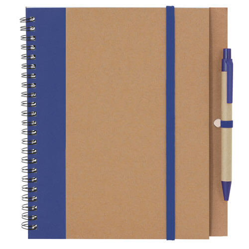 Cuaderno Bicolor con Bolígrafo a Juego y Cierre Elástico - Imagen 4