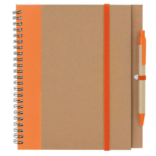 Cuaderno Bicolor con Bolígrafo a Juego y Cierre Elástico - Imagen 3