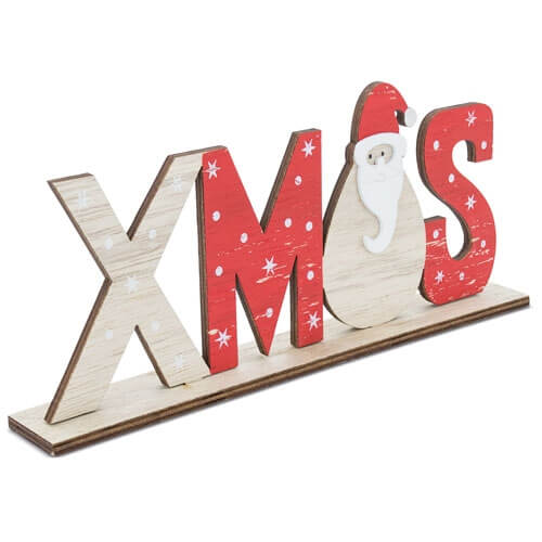 Decoración Navideña de Madera "NAVIDAD"