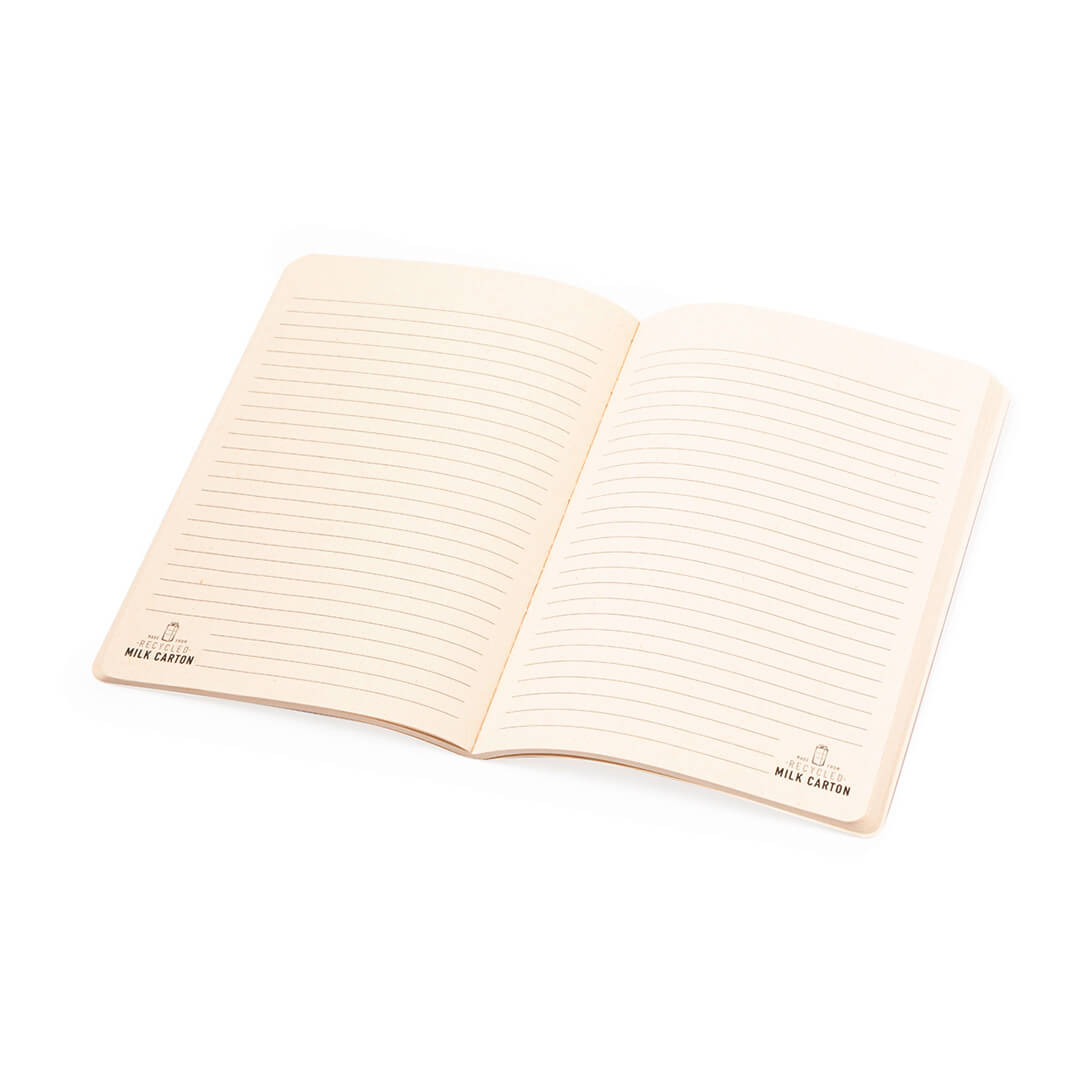 Libreta de Cartón de Leche Reciclado con Tapas Blandas - Imagen 2