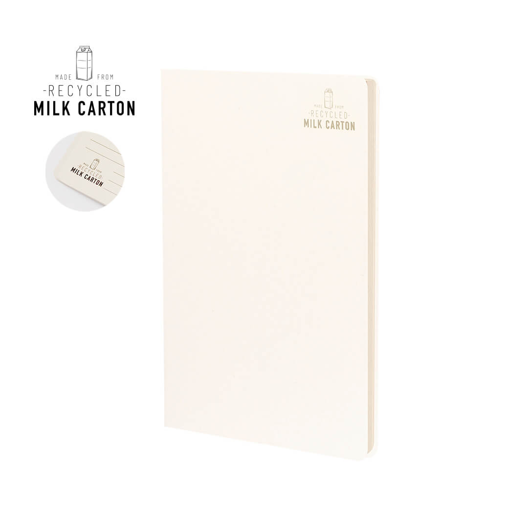 Libreta de Cartón de Leche Reciclado con Tapas Blandas