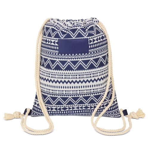 Mochila saco con diseño étnico