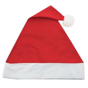 Gorro de Navidad fieltro 28×37 – pack 10 uds
