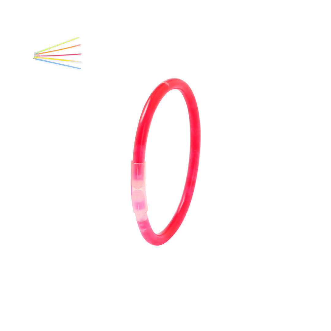 Pulseras Fluorescentes con Luz de Neón Activables