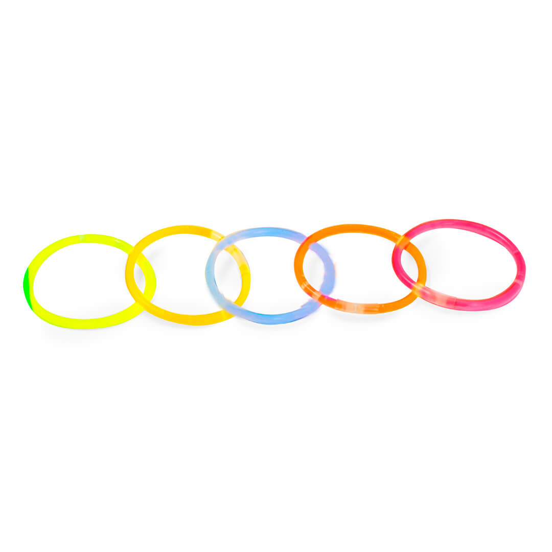 Pulseras Fluorescentes con Luz de Neón Activables - Imagen 2